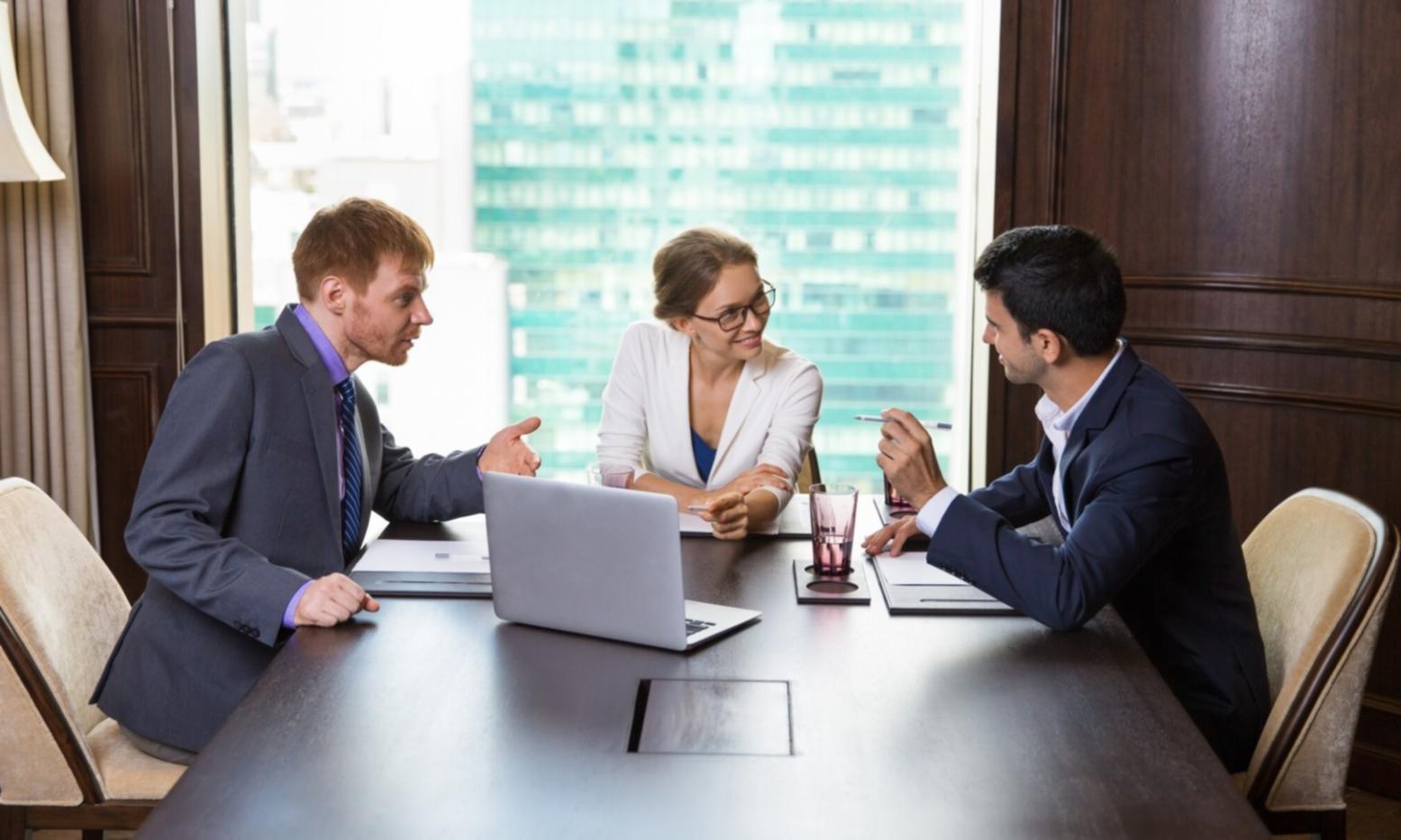 Financial planning session showing investment analysis methods